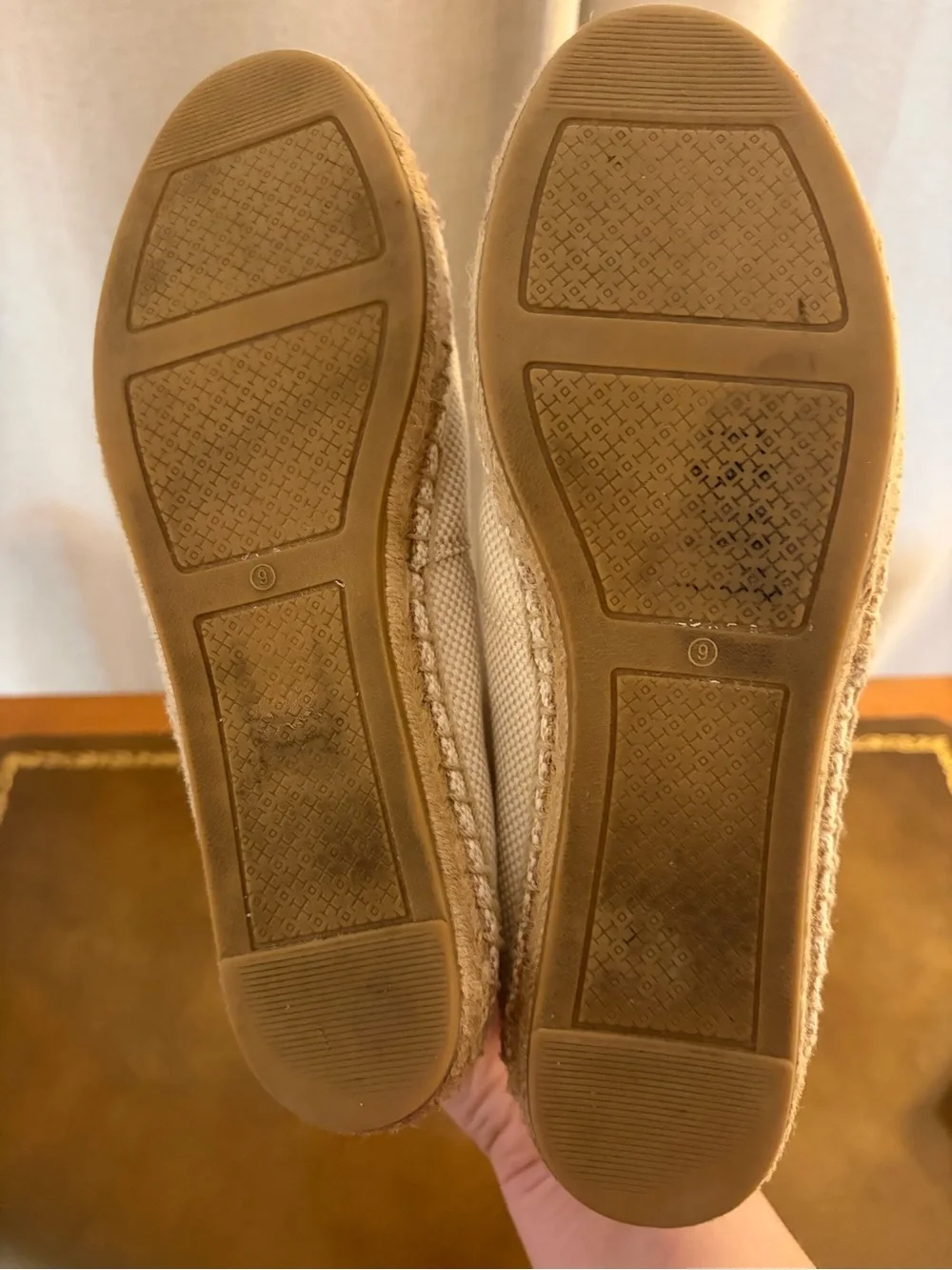 Tory Burch Canvas Espadrille Slip-Ons in Cream - Women